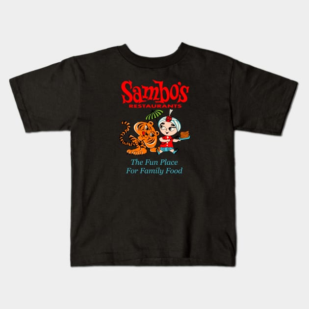 sambo’s restaurant Kids T-Shirt by barbados